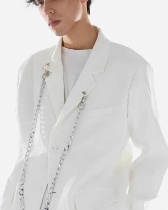 Camicia casual da uomo vivace biancaTaupe XS