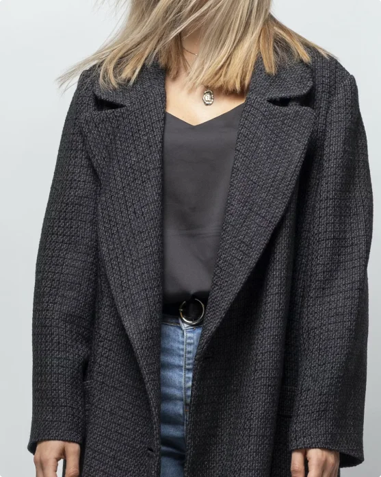 Blazer in cotone ricamatoTaupe XS